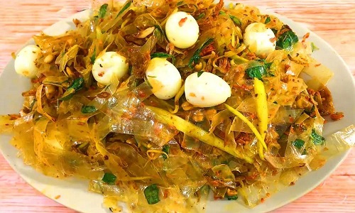 bánh tráng trộn